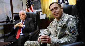The Masters Of UNODIR, Dick Cheney and David Petraeus